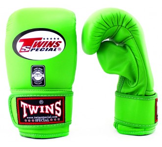 Тренировочные снарядные перчатки Twins Special (TBGL-3F green)